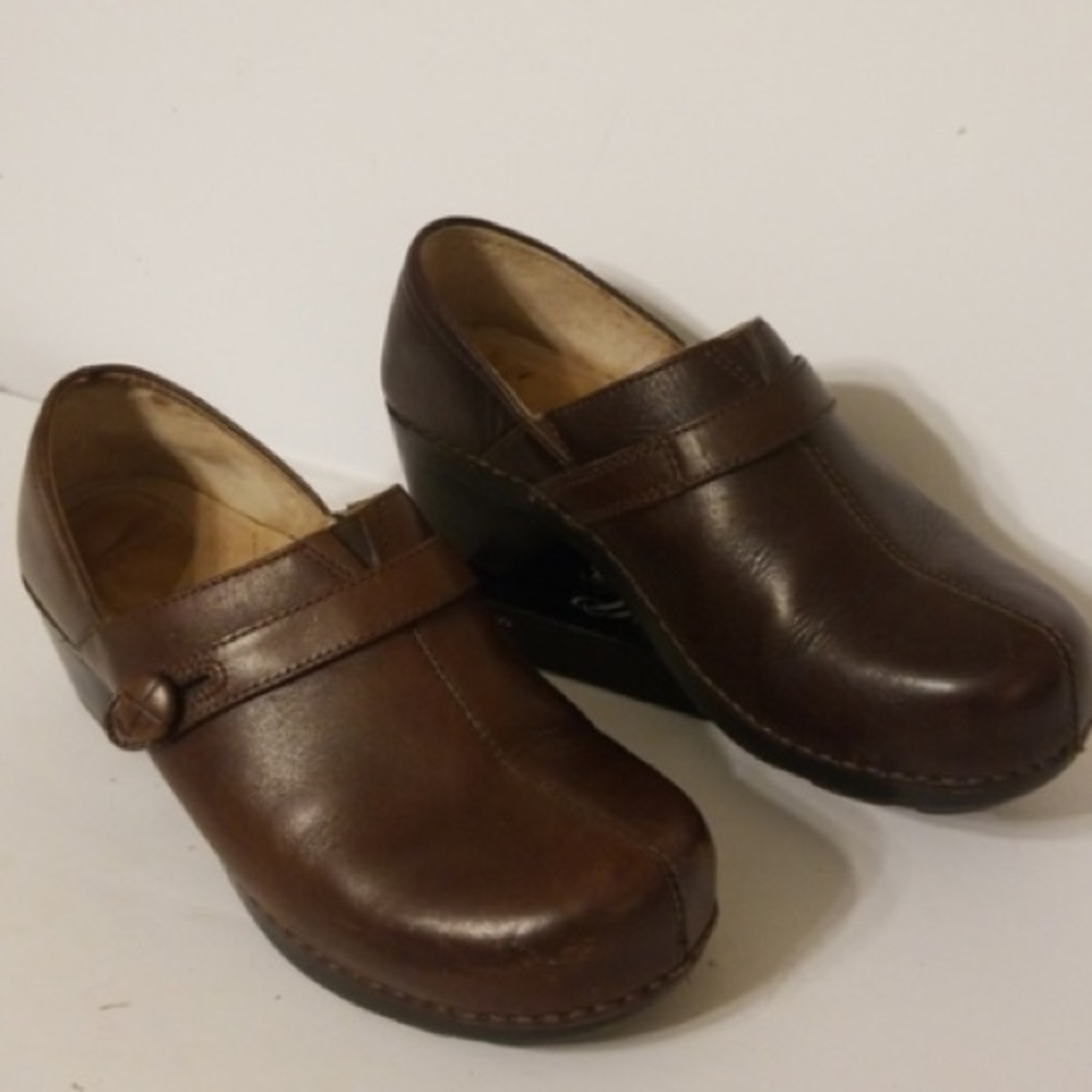 Dansko leather slides women’s shoes size 11